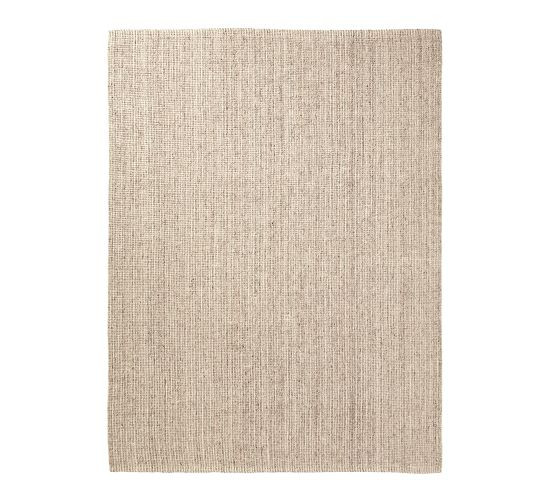 Chunky Wool Jute Rug | Pottery Barn CA
