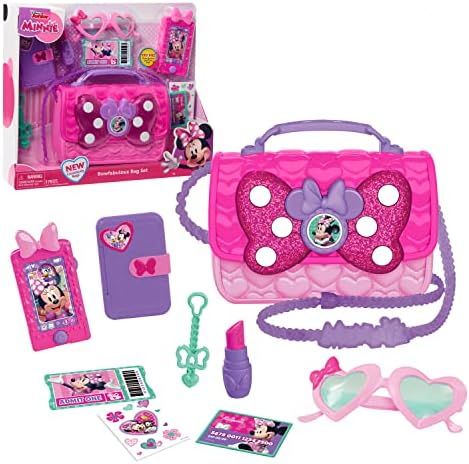 Just Play Disney Junior Minnie Mouse Bowfabulous Bag Set, 9 Piece Pretend Play Purse with Lights ... | Amazon (CA)