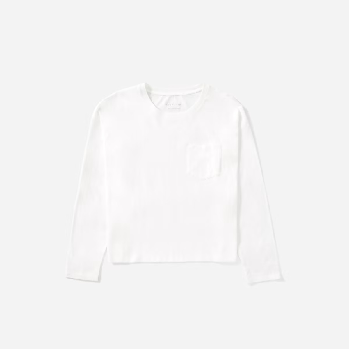 The Long-Sleeve Box-Cut Pocket Tee | Everlane