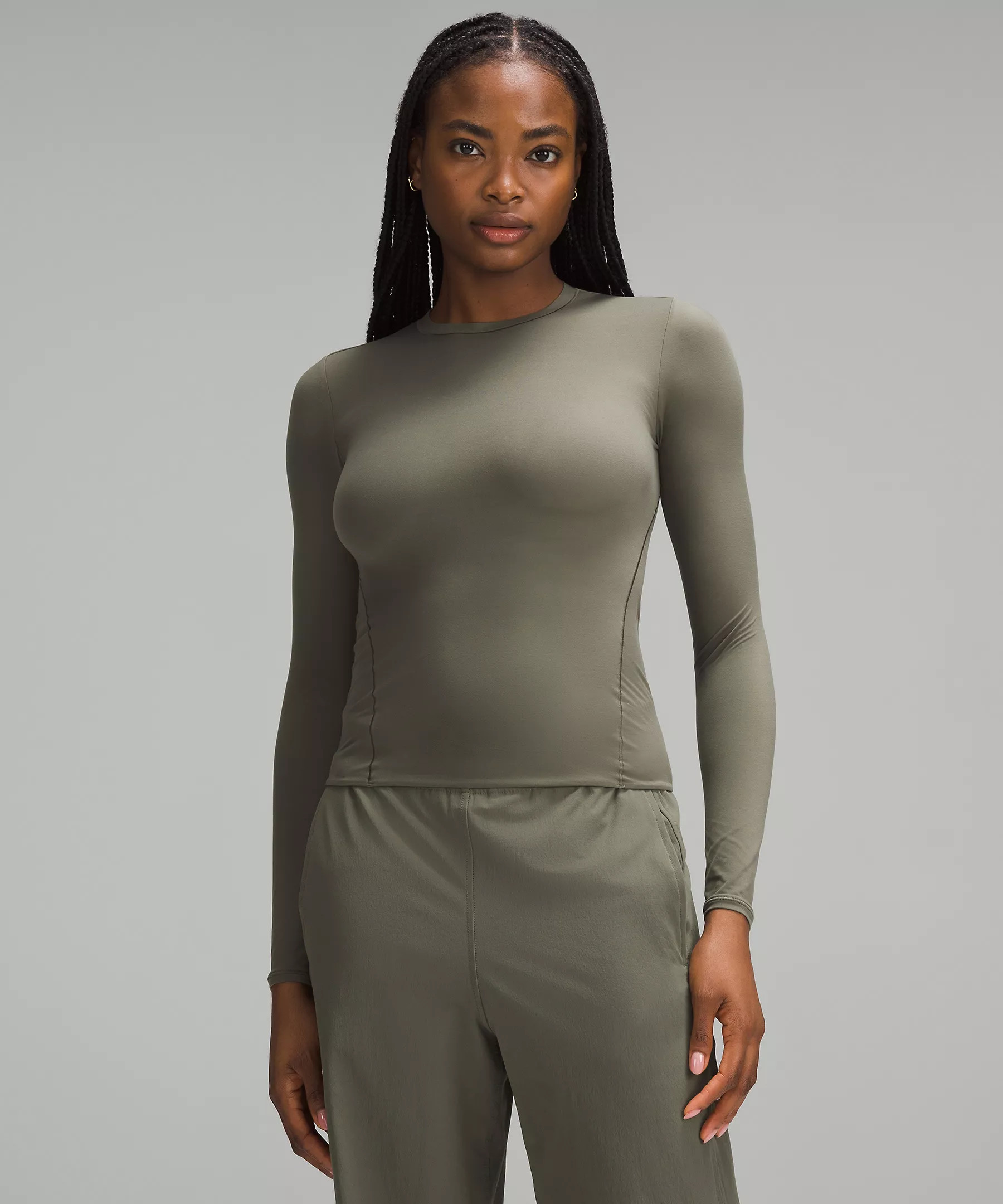 Wundermost Ultra-Soft Nulu Crewneck Long-Sleeve Shirt | Women's Long Sleeve Shirts | lululemon | Lululemon (US)