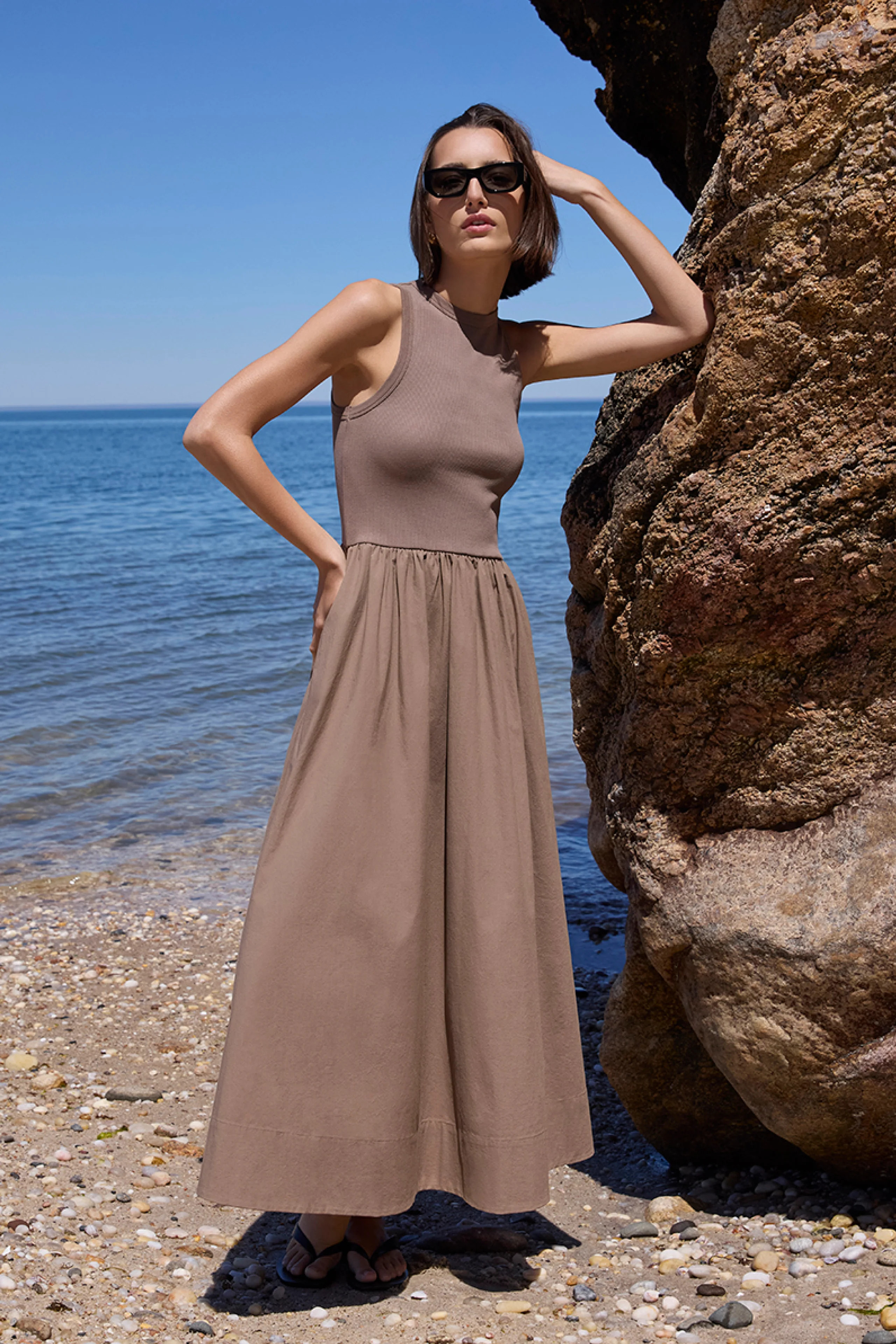 The RSVP Dress in Stone | Sold Out NYC