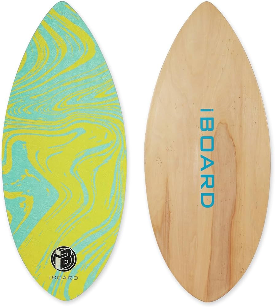 36” Skipper Skimboard with High Gloss Coat Wooden Skim Boards for Beginners, Teenagers and Adul... | Amazon (US)