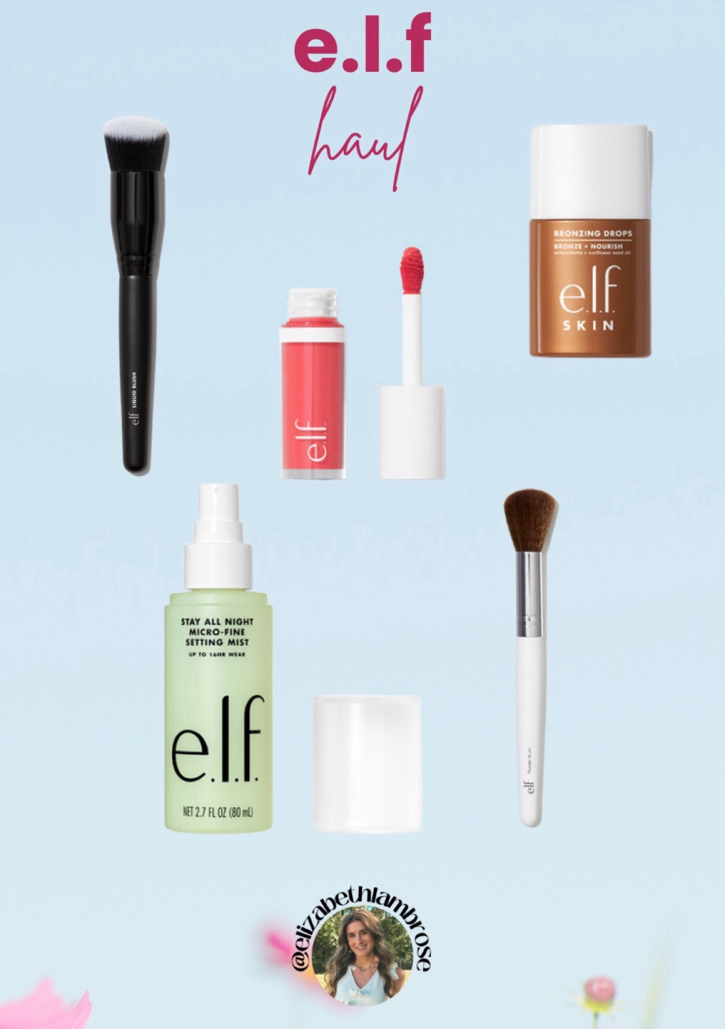 my elf recent order!!
loving all of these products so far!!
 

#LTKBeauty #LTKxelfCosmetics #LTKSummerSales