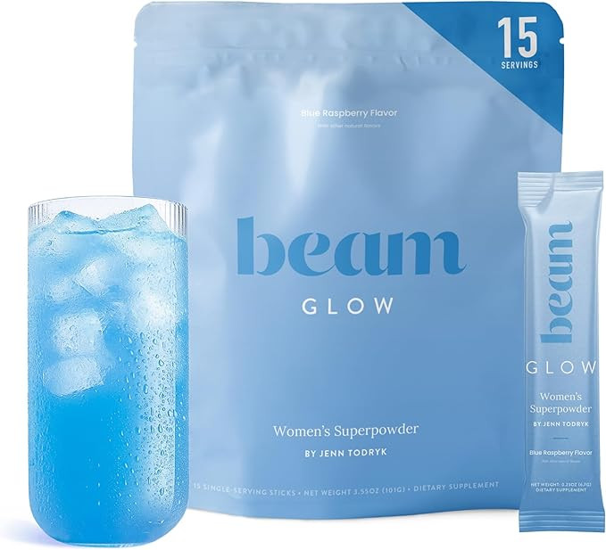 BEAM Glow Women's Wellness Supplement, Cortisol Support with Ashwagandha for Women, Daily Vitamin... | Amazon (US)