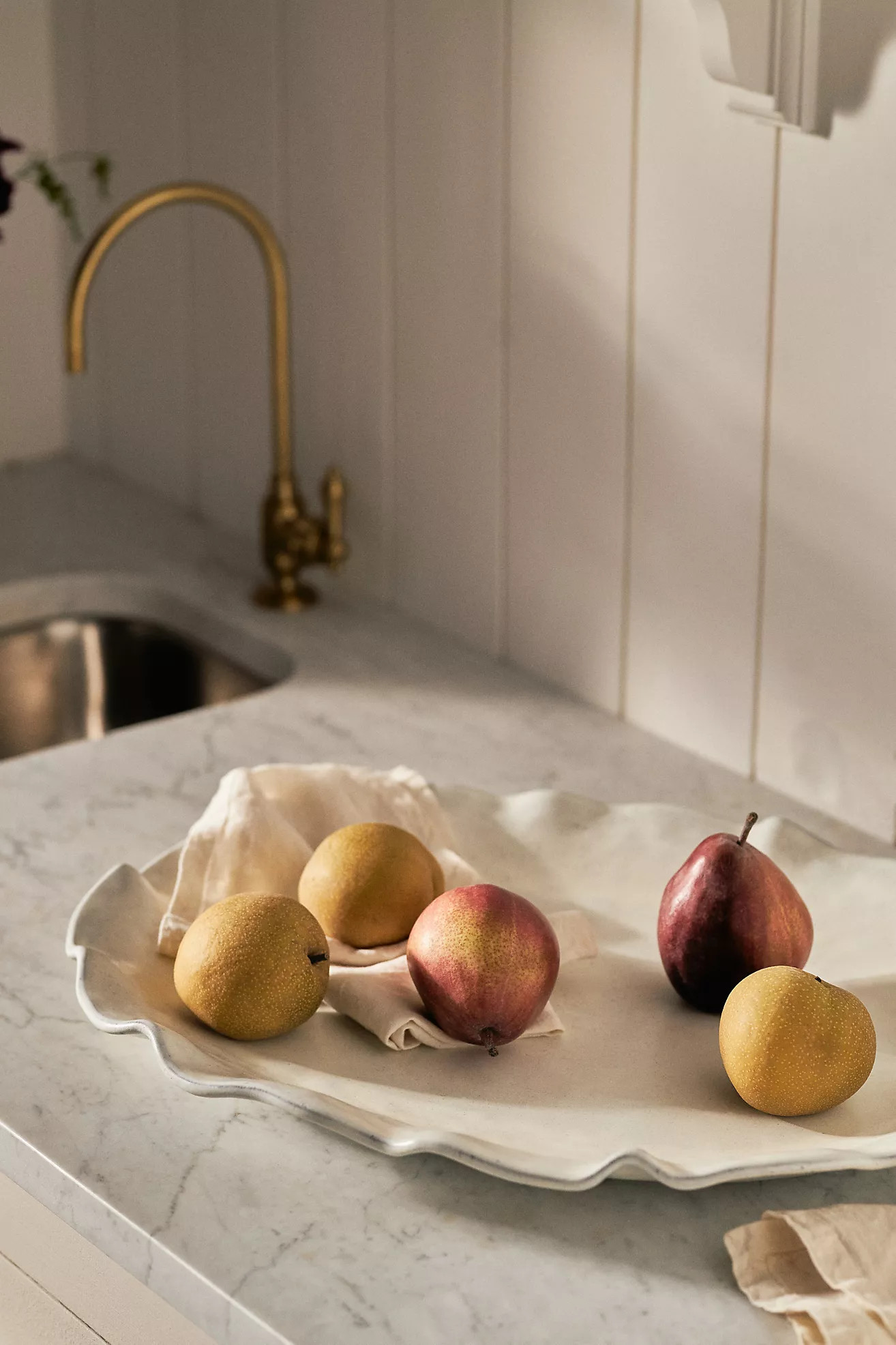 Wynn Portuguese Glazed Terracotta Oval Platter | Anthropologie (US)