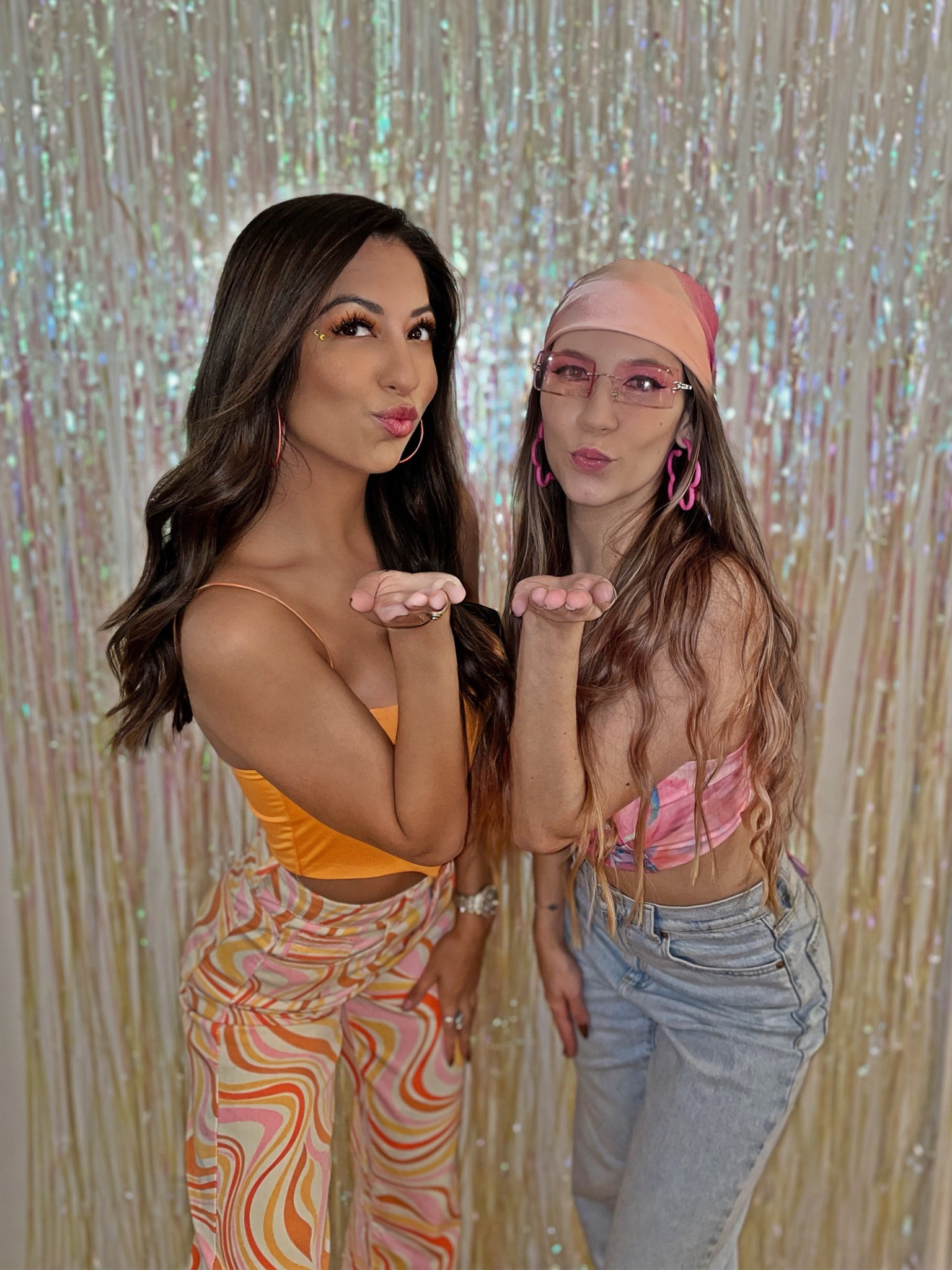 If you’re trying to find a fit for a retro themed party, these pants are perfect for it! I’m a size small and they’re definitely for tall girls because the length was perfect! 



#LTKFestival 

#LTKunder50 #LTKstyletip