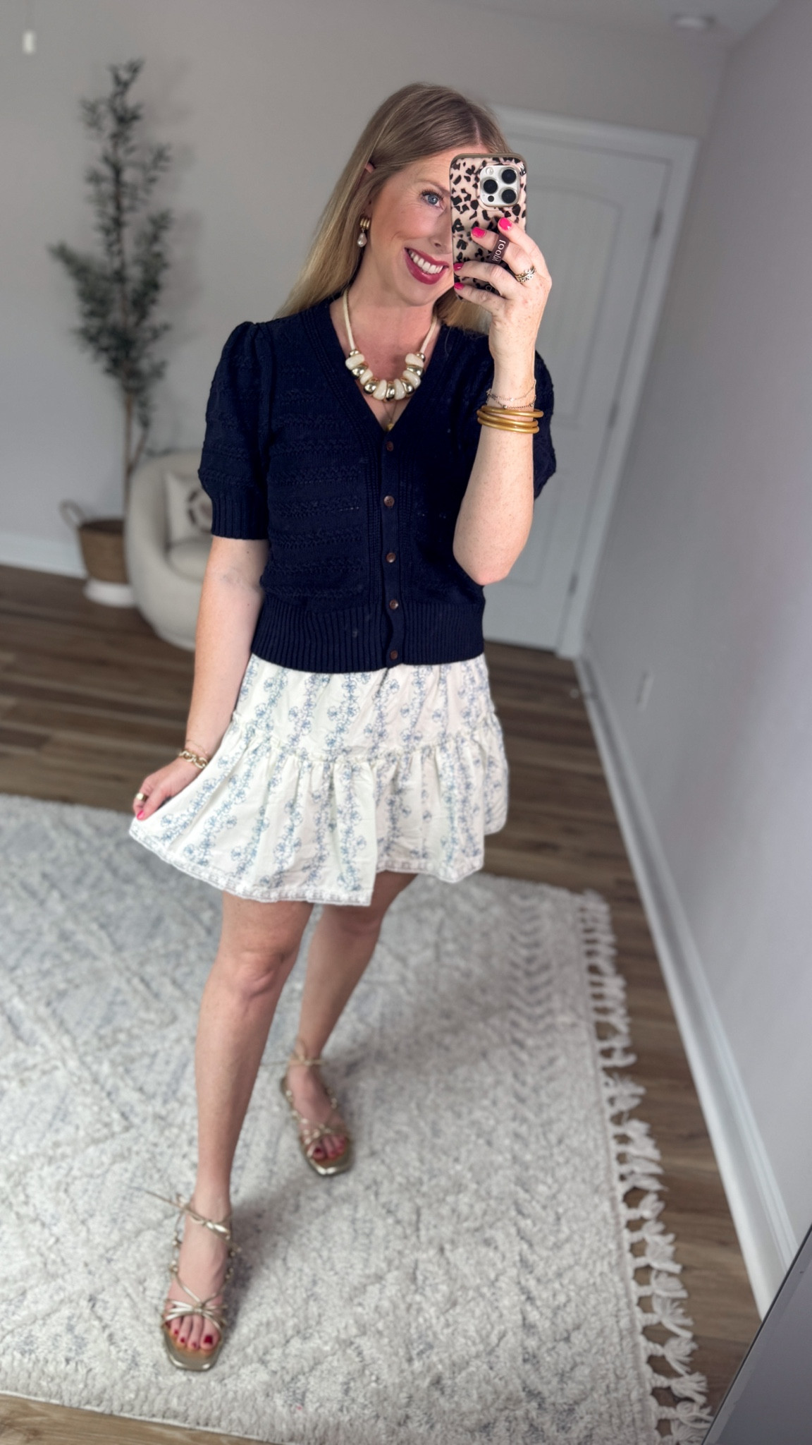 Daily try on, Walmart outfit, Walmart fashion, Walmart try on, Walmart style, floral skirt, short sleeve cardigan

#LTKootd #LTKmomlife