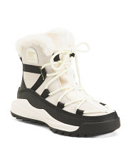 Suede And Canvas Waterproof Oma Rmx Glacy Boots | Marshalls