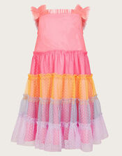 Rainbow Dobby Dress Multi | Monsoon (UK)