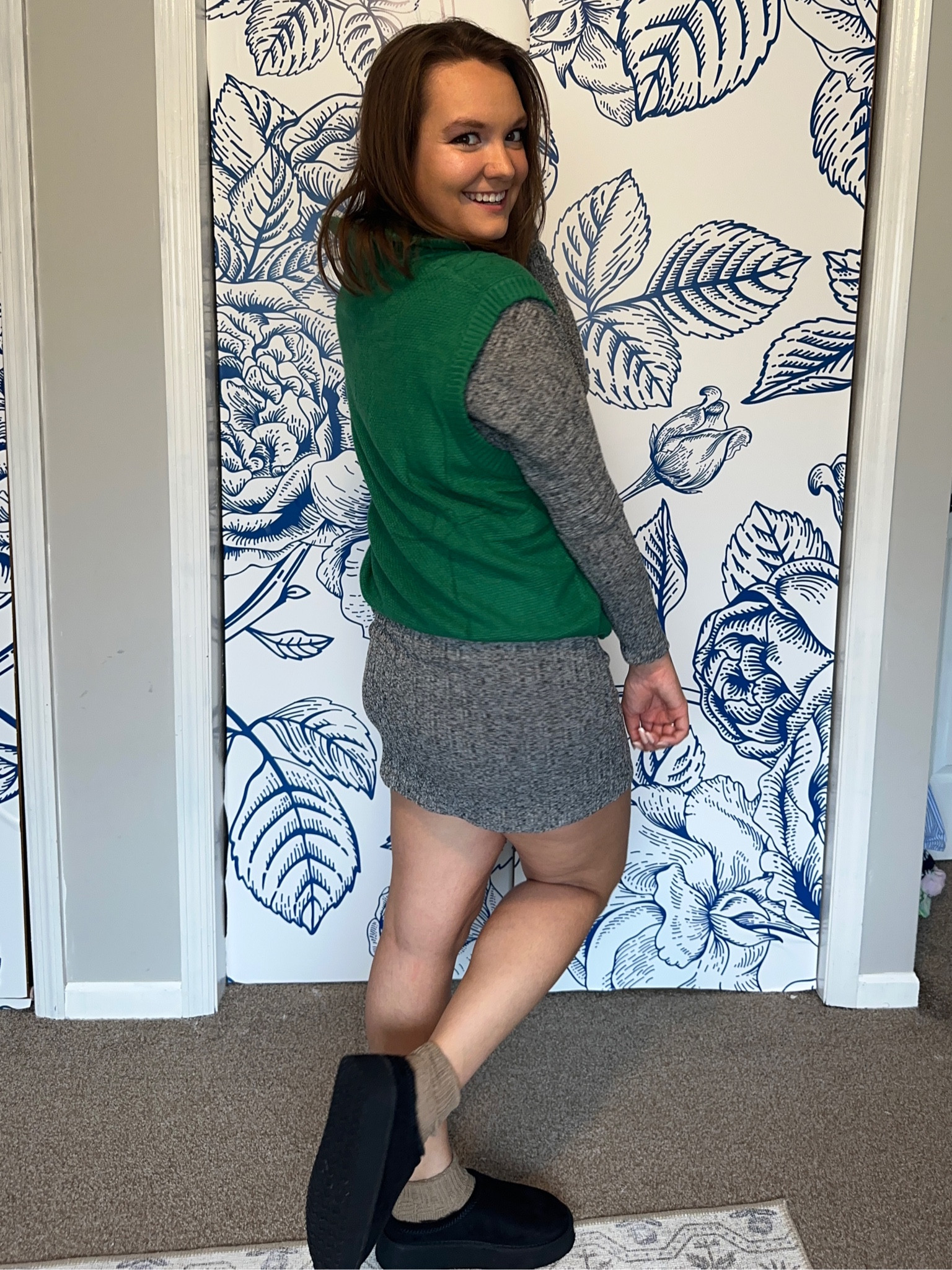 Cute festive sweater dress and vest outfit 🎄

#LTKHolidaySale #LTKHoliday #LTKSeasonal