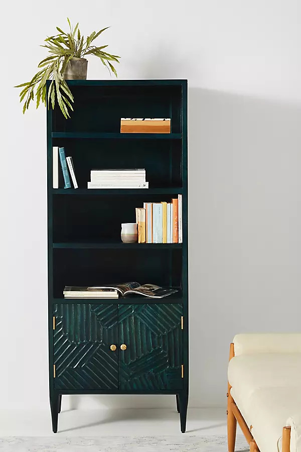 Handcarved Paje Bookcase | Anthropologie (US)