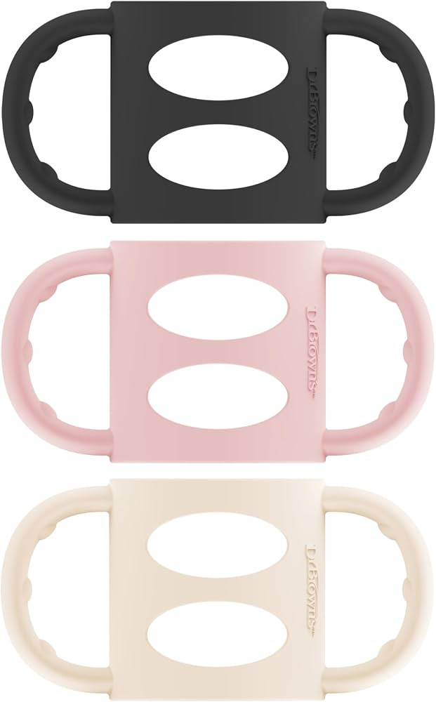 Dr. Brown's Narrow Baby Bottle Handles, 100% Silicone, Easy Grip Removable Handles for Bottle to ... | Amazon (US)