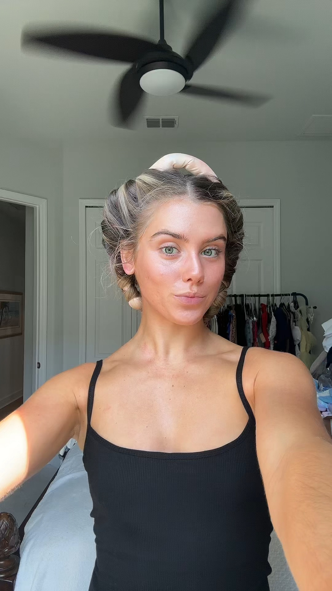 Kitsch Satin Heatless Curling Set - Heatless Hair Curlers to Sleep in - Heatless Curls Overnight - Heatless Curling Rod - No Heat Curls Overnight - Overnight Blowout Rods - Soft Hair Rollers. My greatest hair hack has got to be sleeping in a hair ribbon. This is what gives me my heatless hair curls. These curls are always bouncy, voluminous, shiny, and perfection that require absolutely zero heat, saving my hair on necessary, heat damage while still getting those desirable curls. I have lots of tutorials on how I put them in my hair saved my TikTok and Instagram @sloanevosen. TUTORIAL: https://www.tiktok.com/t/ZP8Y6b72q/ #hair #heatlesscurls #heatlesshair #heatlesswaves #hairstyles #hairhack #hairhealth #heatlesshairstyles #hairroutine #hairribbon #heatlesshaircurler 

#LTKBeauty #LTKFindsUnder50 #LTKmorningroutine