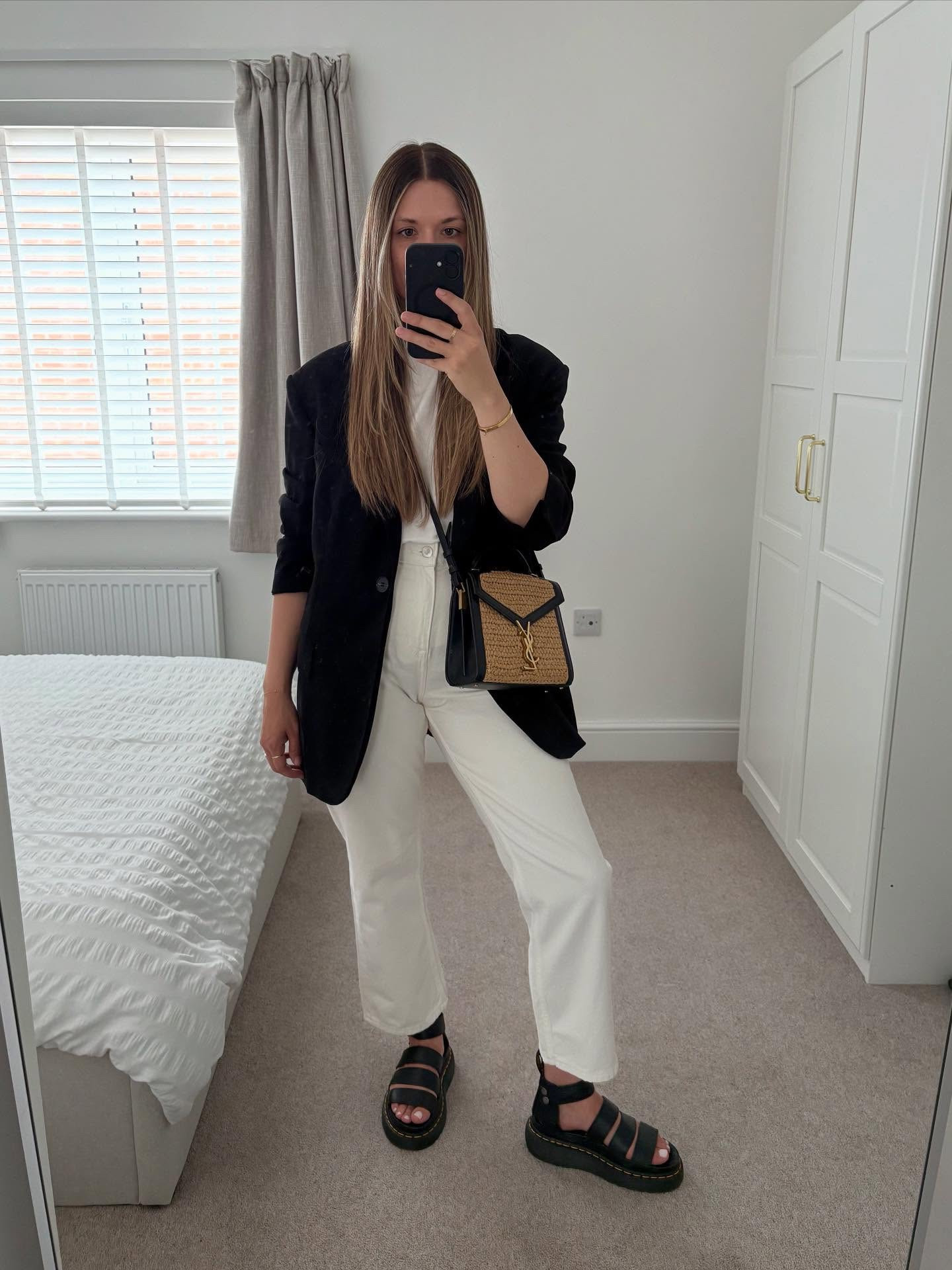 One of my favourite ways to wear my @drmartensofficial sandals 🖤

#fashioninspo #inspodaily #outfitdaily #dailyfashion #daily_style_fashion #outfitinspiration #outfitpost #outfitoftheday #ootd #ootdfashion #ootdinspiration #outfitblogger #minimalstyle #minimalistfashion #topshop #drmartensstyle #hmxme #ysl

#LTKuk #LTKsummer #LTKstyletip