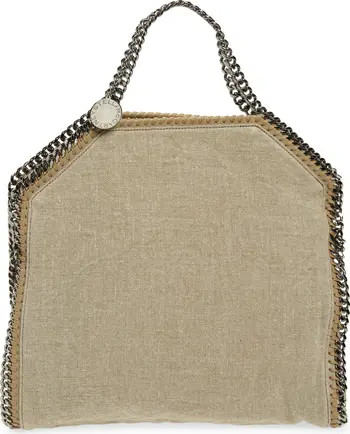 Stella McCartney 3-Chain Falabella Linen Foldover Tote | Nordstrom | Nordstrom