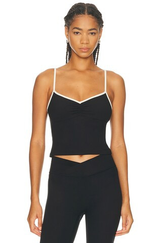 437 The Ballet Tank Top in Black | FWRD 