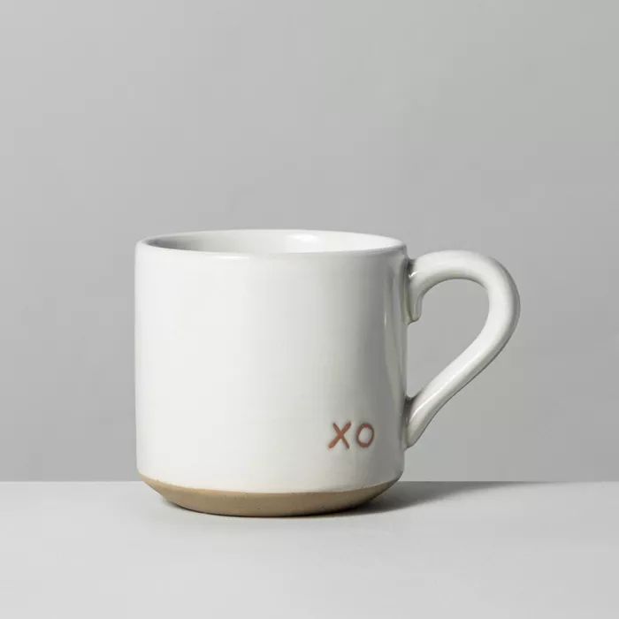 'XO' Stoneware Mug Pink - Hearth & Hand™ with Magnolia | Target