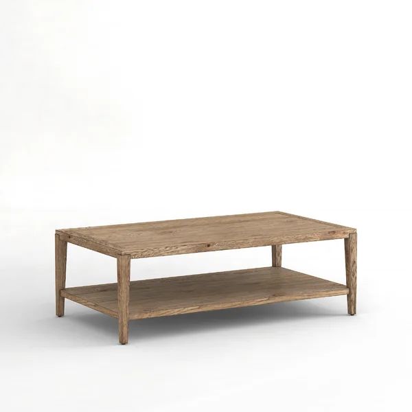 Bucknam Solid Wood 4 Legs Coffee Table with Storage | Wayfair North America