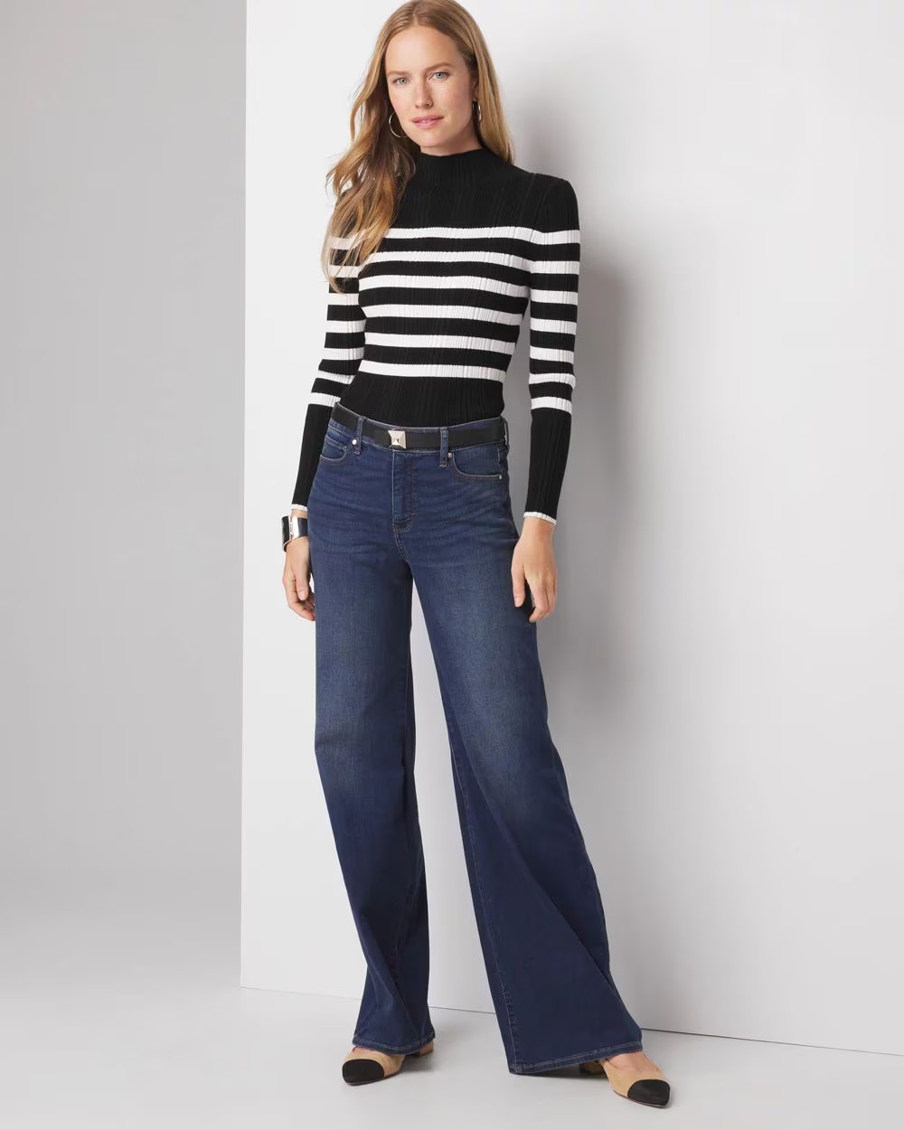 High-Rise Everyday Soft Wide Leg Jeans | White House Black Market