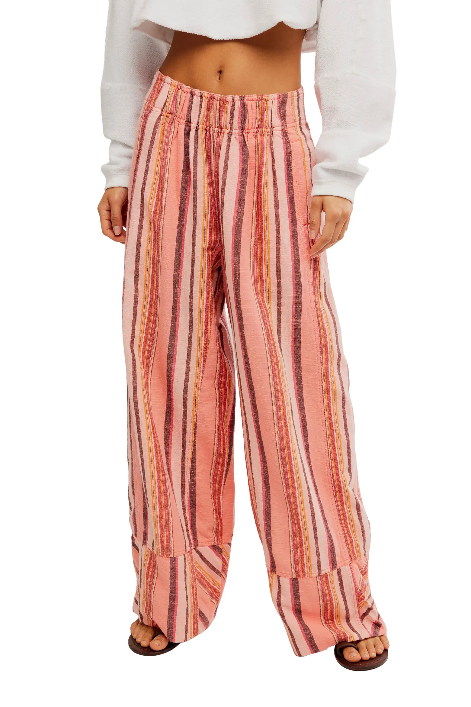 Days End Stripe Wide Leg Linen Pants (Women) | Nordstrom | Nordstrom