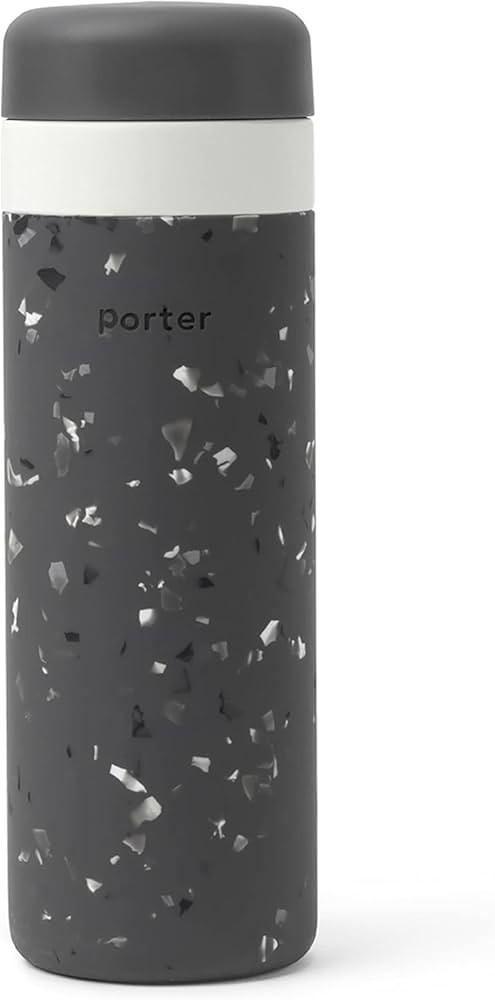 W&P Porter Insulated Bottle 20 oz Charcoal Terrazzo| Clean Taste Ceramic Coating for Water, Coffe... | Amazon (US)