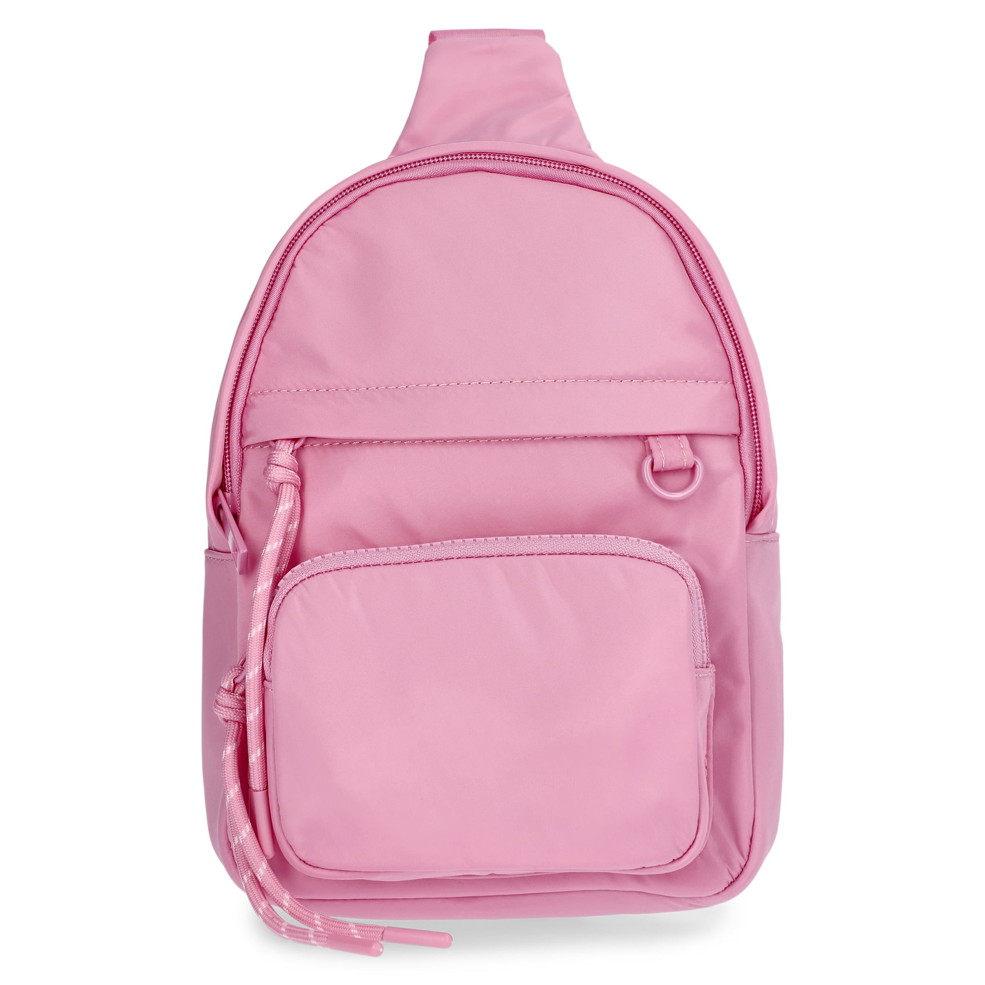 No Boundaries Women's Hands Free Sling Bag, Pink Jubilee | Walmart (US)
