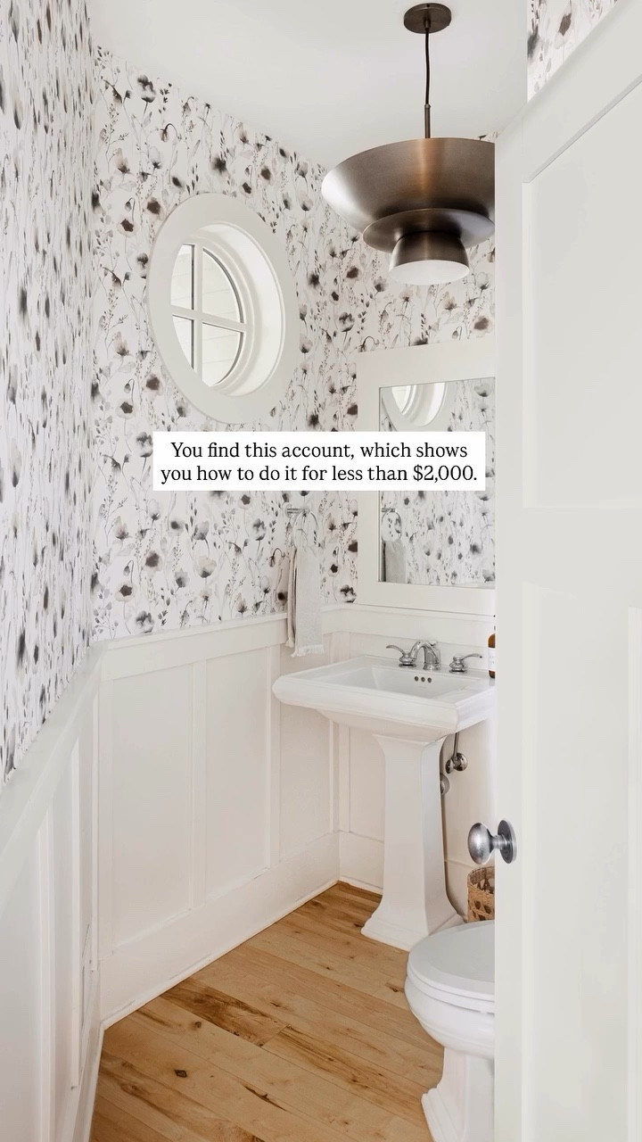 When it came time to transform my own power bath, we had a tight budget. Which meant no demolition and no plumbing changes. Just wallpaper, a statement light fixture, and some new bathroom decor! Because contrary to popular belief, although I’m an interior designer, I’m on a💲budget, too.

#LTKFindsUnder50 #LTKHome #LTKFindsUnder100