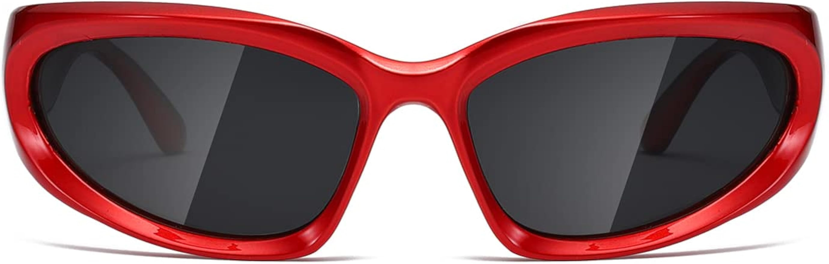 MASDUN Polarized Wrap Around Sunglasses trendy Vintage Sun Glasses for Men Women Drive futuristic... | Amazon (US)