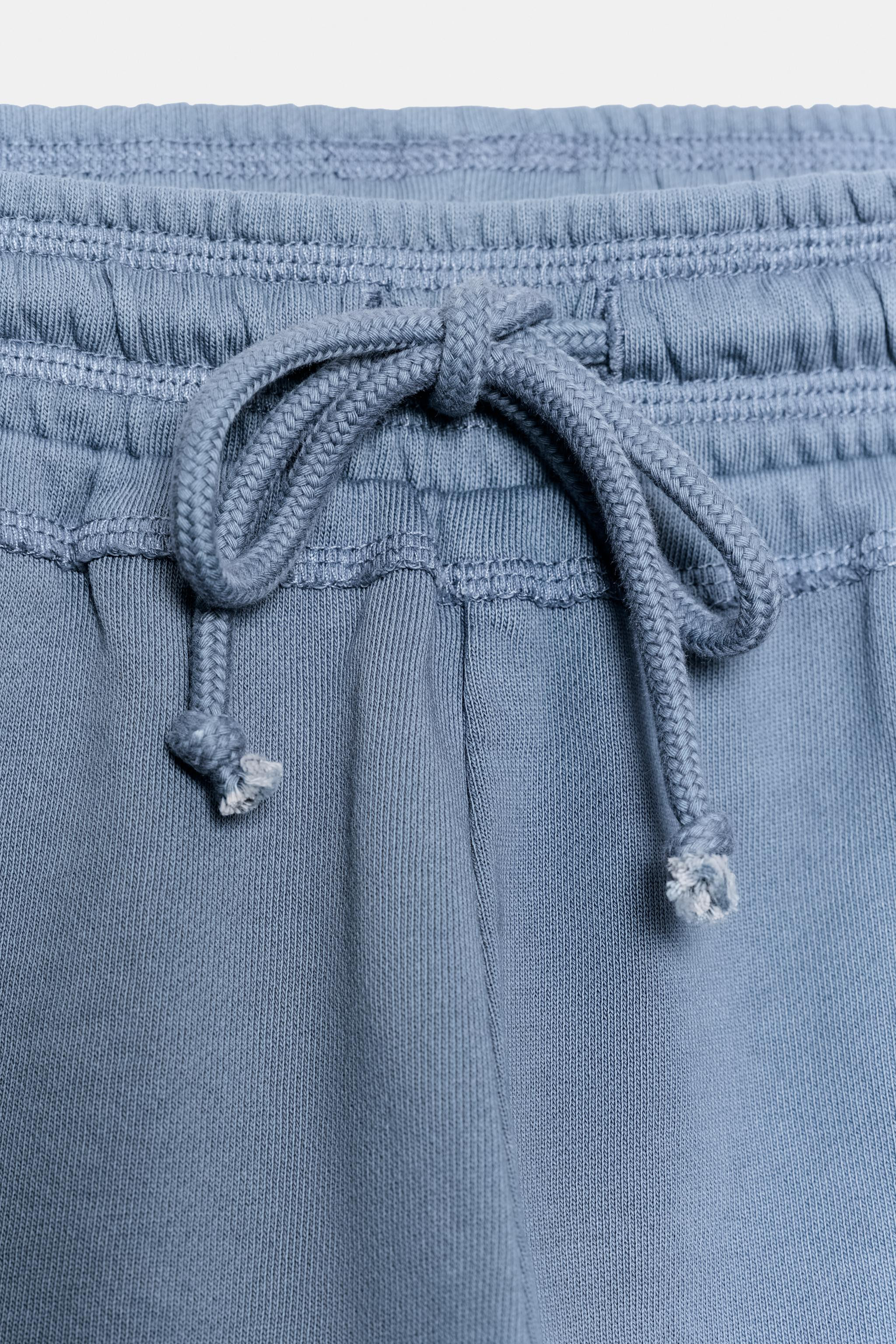 FADED-EFFECT DRAWSTRING SHORTS | Zara UK