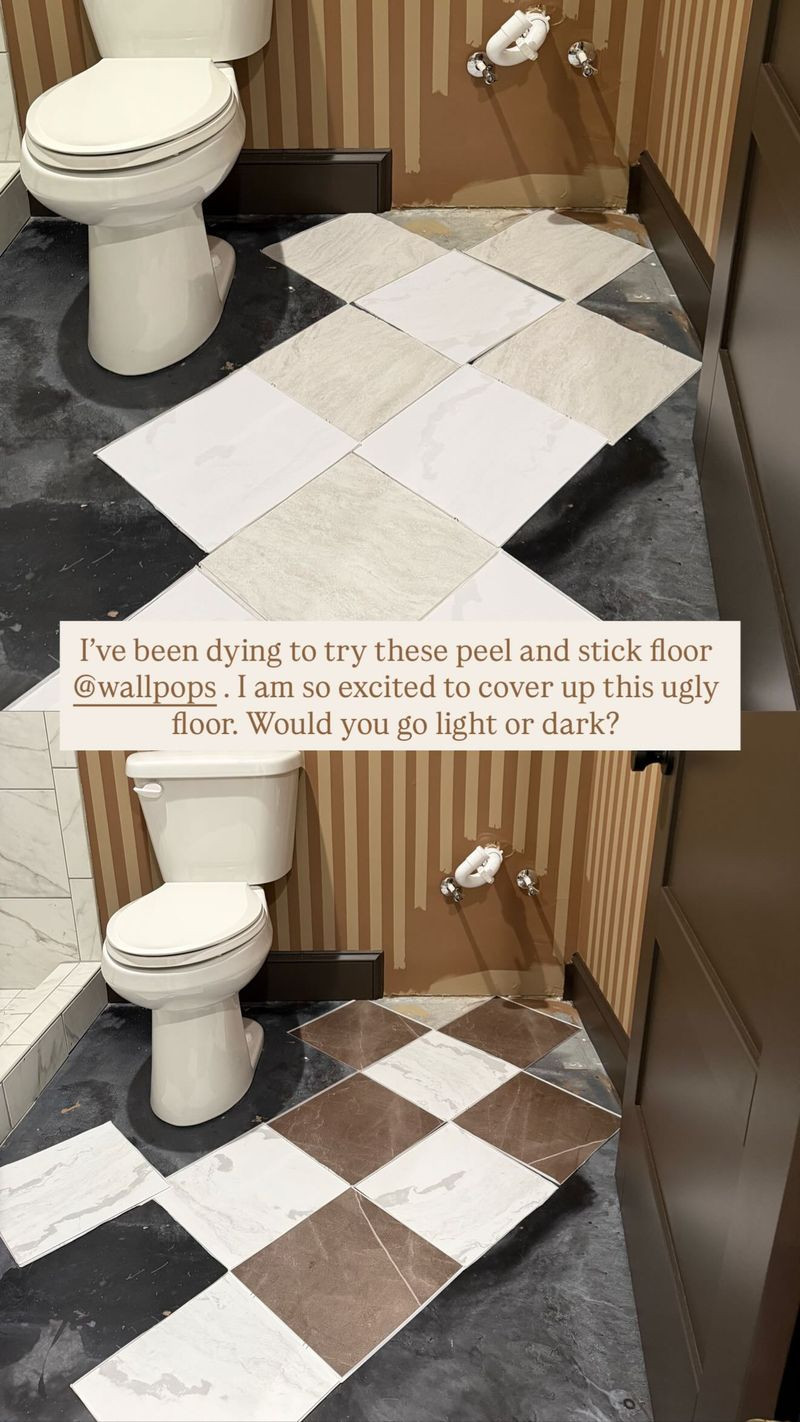 I'm so excited I decided to give these peel and stick floor tiles a try, in my latest room makeover.  

 #LTKdayinmylife #LTKHome #LTKSaleAlert