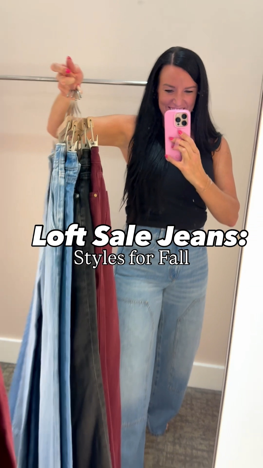 Loft Jeans for Fall all on sale!! 👖 

Comment “shop” and I’ll DM the links to you!

Size and fit info: (I’m 5’5” and usually wear a size 4/27 and small for reference.)
I found that all of these jeans fit TTS and I tried them on in my normal size 4/27. Styles: High Rise Wide Leg Carpenter Jeans, Unpicked Hem High Rise Wide Leg black Jeans, High Rise Palazzo Jeans, Fresh Cut Cuffed High Rise Straight Jeans, Cuffed High Rise Wide Leg Jeans, High Rise Relaxed Flare Jeans, and High Rise Wide Leg Jeans.

Shop any of the posts on my page in the LTK app! Direct link- (affiliate)


@loft #loftimist #loveloft #Itkfindsunder50 #Itksalealert #affordablefashion #Itkstyletip #Itkstyleover40 #Itkworkwear #summersale #Itkseasonal #fallstyleinspo #falljeansoutfits fall jeans, fall style, fall outfits

#LTKPetite #LTKOver40 #LTKFindsUnder100