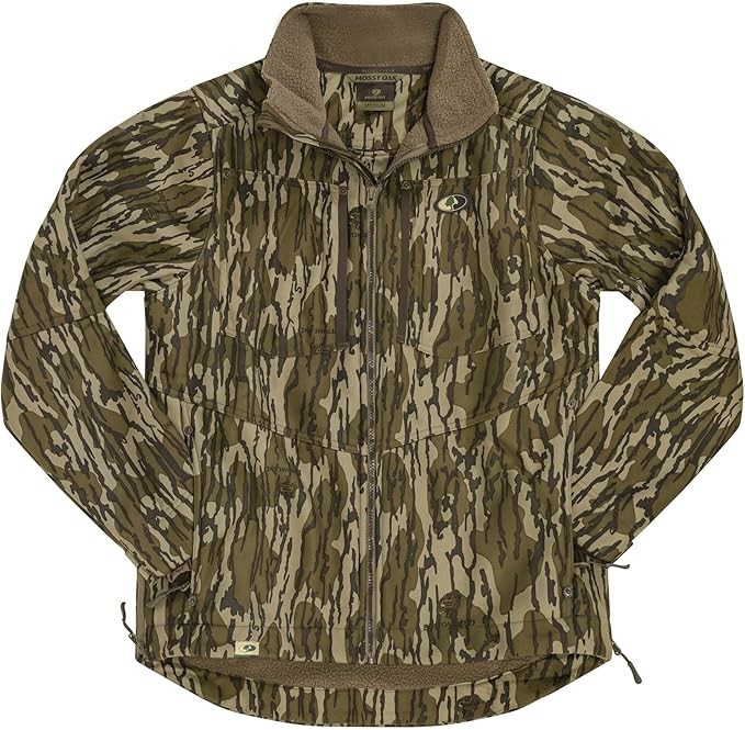 Mossy Oak Men's Sherpa Fleece Lined Camo Hunting Jacket | Amazon (US)