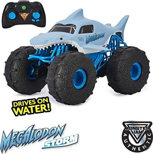 Monster Jam, Official Megalodon Storm All-Terrain Remote Control Monster Truck Toy Vehicle, 1:15 Sca | Amazon (US)