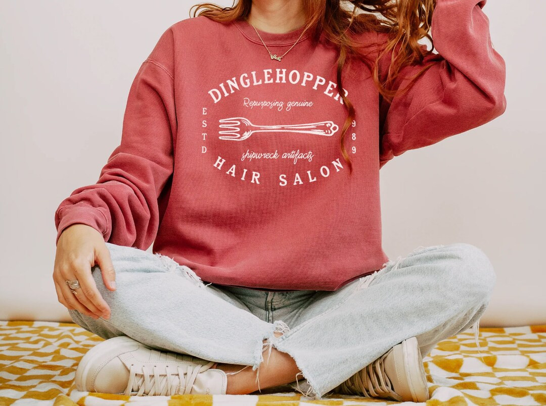 Dinglehopper Hair Salon Comfort Colors Unisex Garment-dyed Sweatshirt - Etsy | Etsy (US)