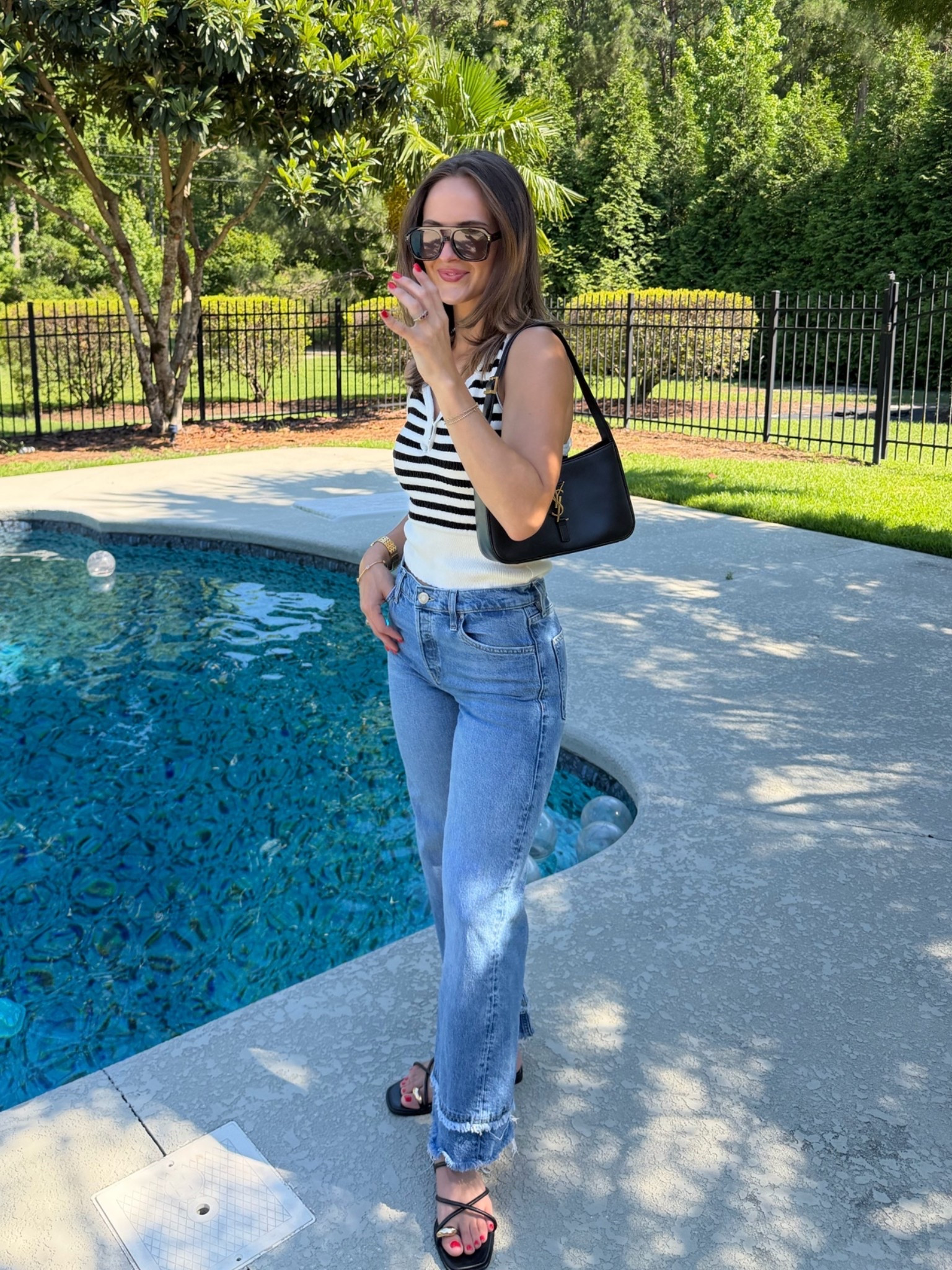 Casual Summer Day OOTD ft jeans from RTR!

#LTKootd