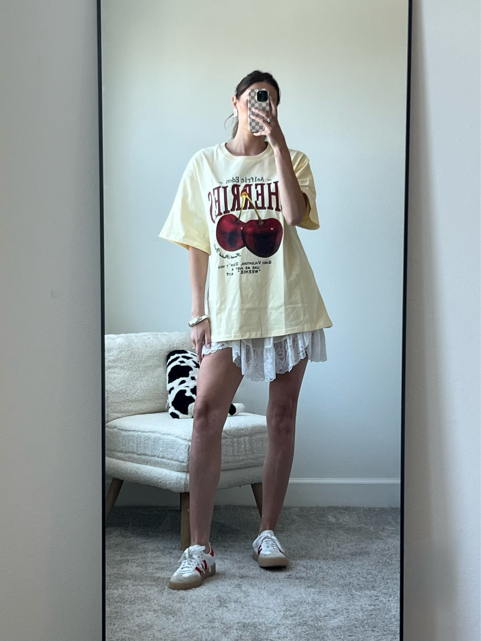 New fave cherry tee! 

#LTKStyleTip #LTKSaleAlert #LTKFindsUnder50