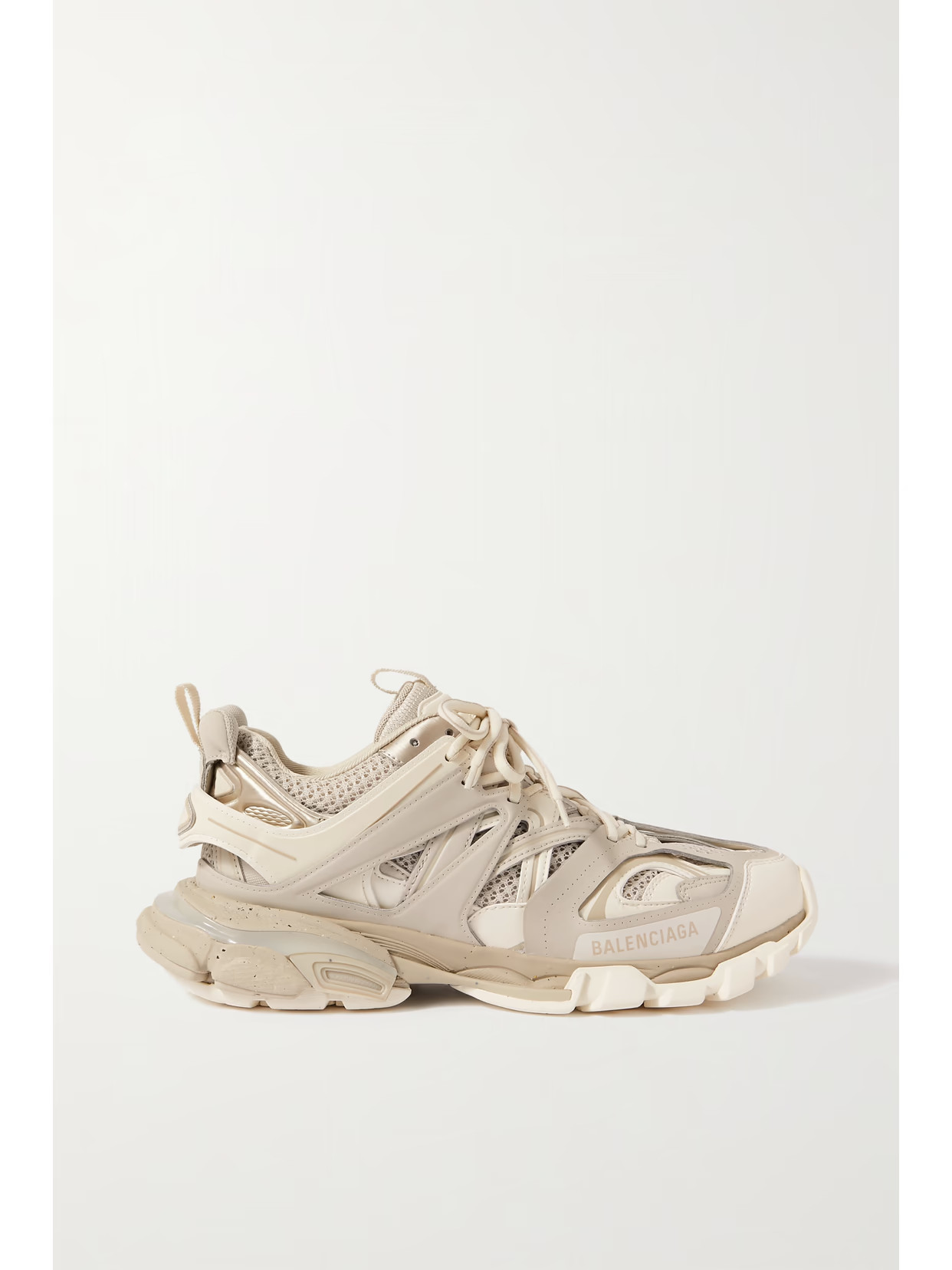 Balenciaga - Track Logo-detailed Recycled Mesh And Rubber Sneakers - Beige | NET-A-PORTER (UK & EU)