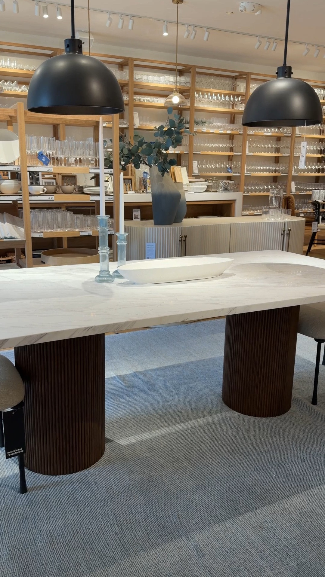 New at Crate & Barrel! ✨ The Portico Dining Table strikes the perfect balance between modern and elegant. 💫 I love the mix of the warm oak base and marble top—it feels sophisticated, architectural, and effortlessly timeless. 🤎 What makes this collection even better is the ability to customize different combinations to create a look that feels uniquely yours. Such a gorgeous centerpiece for a dining room. Linked it here! ☺️ @Crate & Barrel #diningroominspo #table #diningtable

#LTKHome #LTKSaleAlert