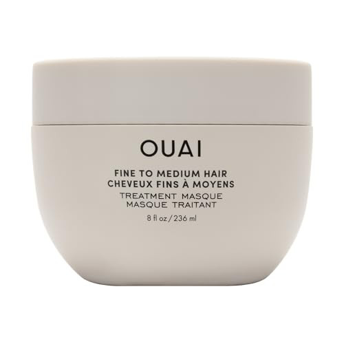 OUAI Fine to Medium Hair Treatment Masque - Hair Mask for Hair Repair, Hydration and Shine - With Shea Butter, Keratin and Panthenol - Paraben, Phthalate and Sulfate Free Hair Care (8 Fl Oz) | Amazon (US)