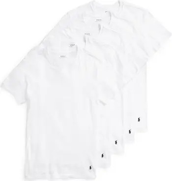 Polo Ralph Lauren 5-Pack Slim Fit V-Neck T-Shirts | Nordstrom | Nordstrom