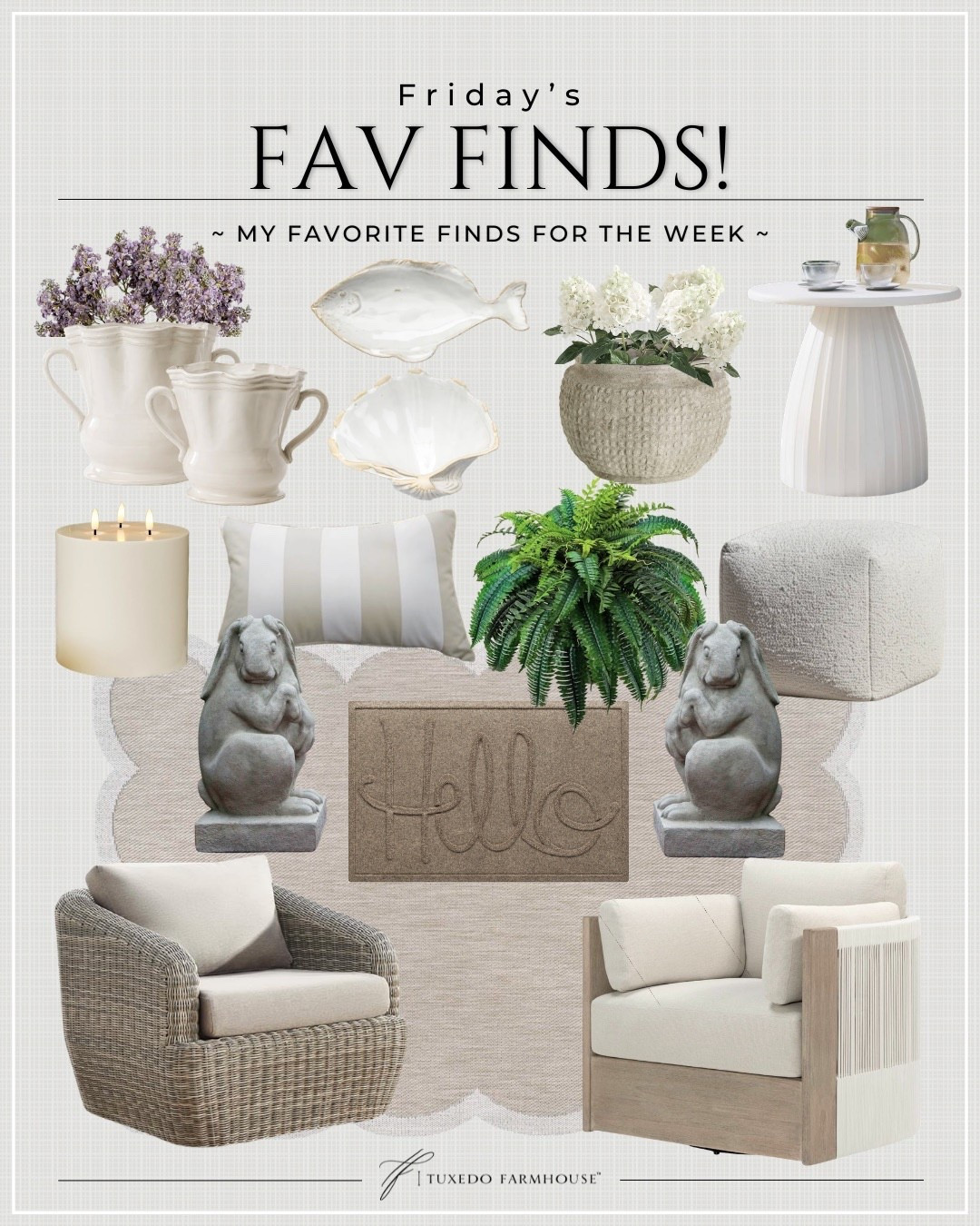 My favorite home decor and porch finds for the week. I’m starting to plan what will go on my new screen porch. Coming soon!

#LTKSaleAlert #LTKHome #LTKSeasonal