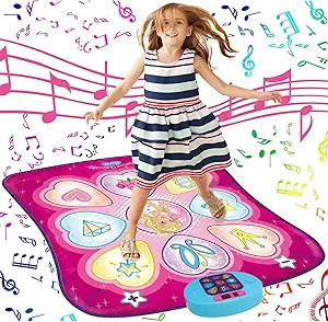 SUNLIN Dance Mat - Dance Mixer Rhythm Step Play Mat - Game Toy Gift for Kids Girls Boys with LED ... | Amazon (US)