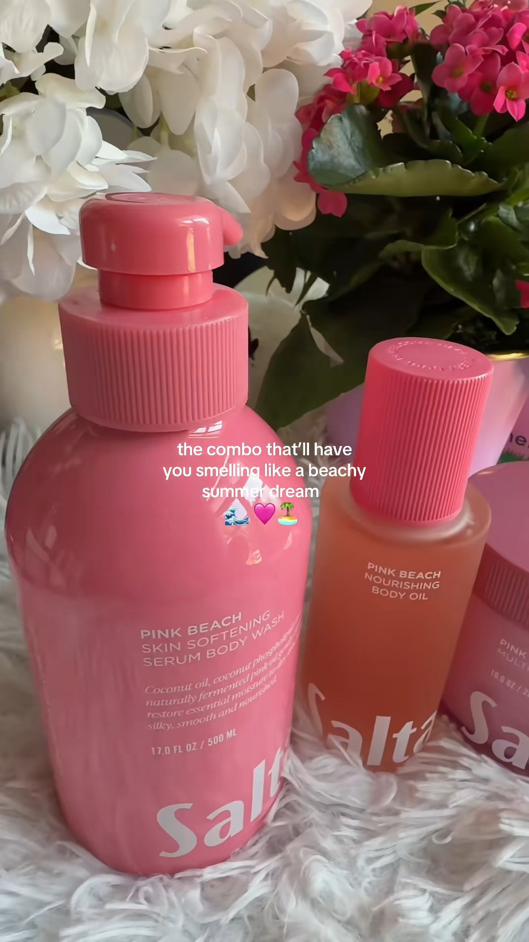 This pink beach set is the perfect summer scent!

#saltair #pinkbeach  

 #LTKgrwm #LTKmomlife #LTKselfcare