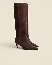 Click for more info about New Stevie knee-high pull-on boots in suede
