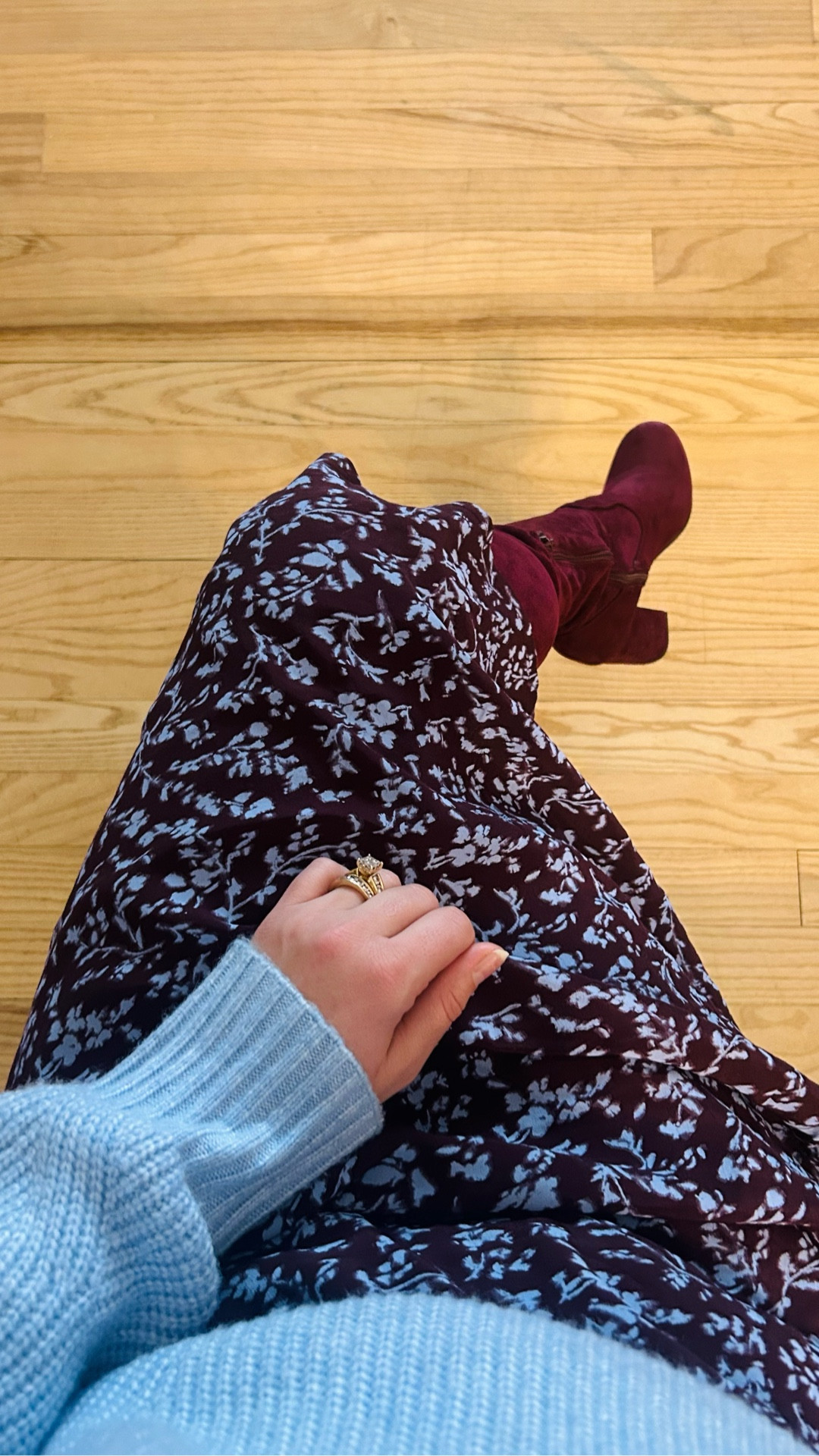 Attempting the sweater over a dress look- and I love it! 

Walmart finds, time and tru, holiday fits

#LTKHoliday #LTKFindsUnder50 #LTKootd