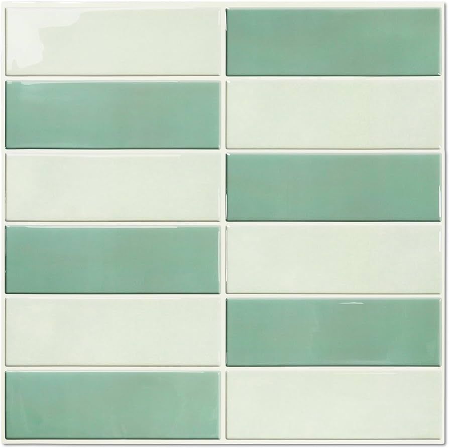 STICKGOO 10-Sheet Peel and Stick Backsplash Tiles, 12\u201d\u00d712\u201d, Self Adhesive Marble T... | Amazon (US)