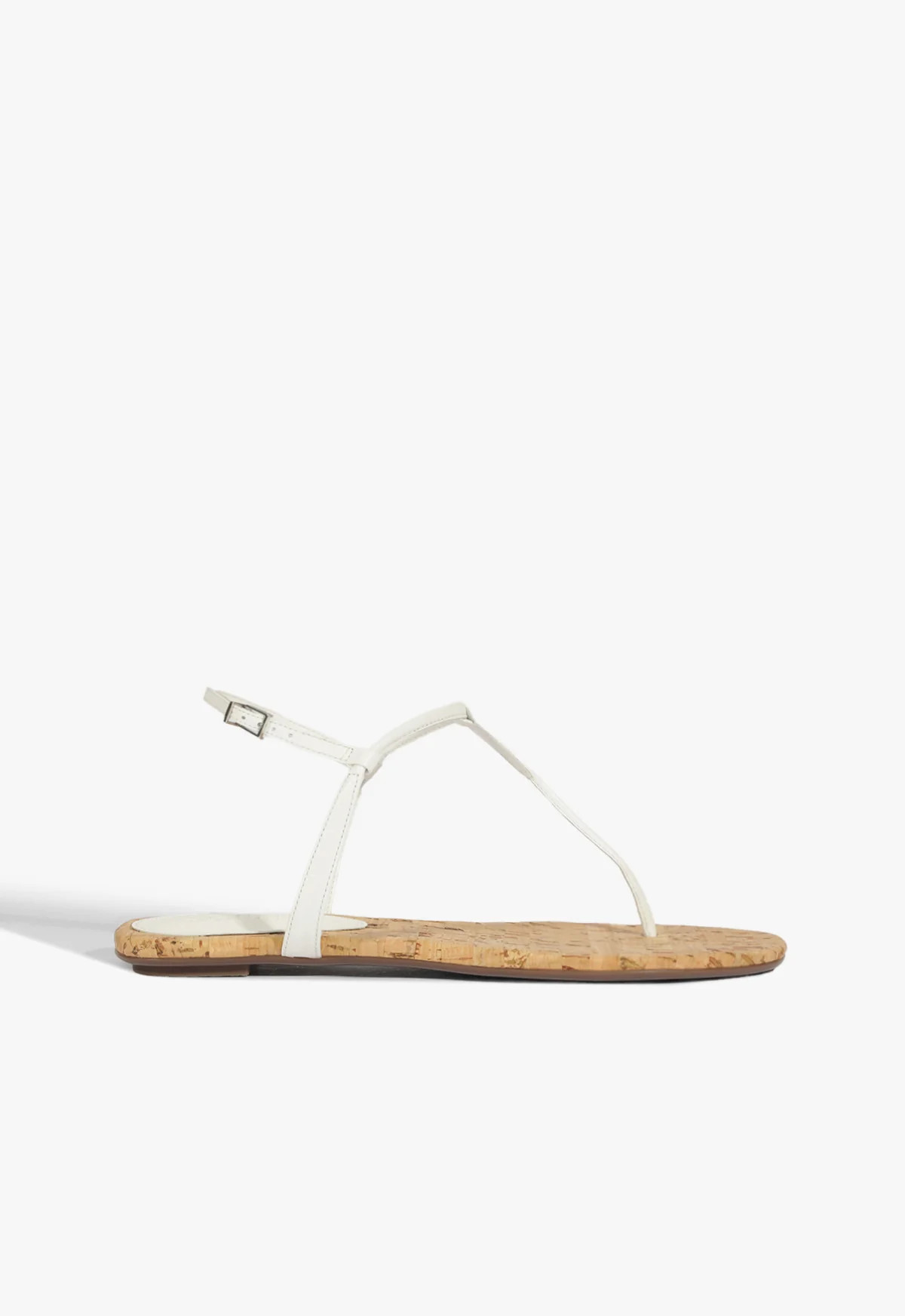 Elsha Flat Sandal | White | Leather | Schutz (US)