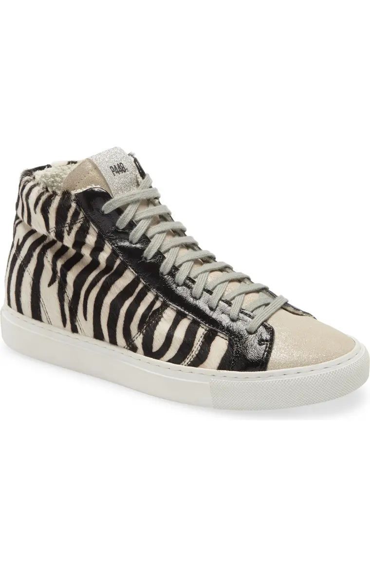 Star Zebra High Top Sneaker | Nordstrom