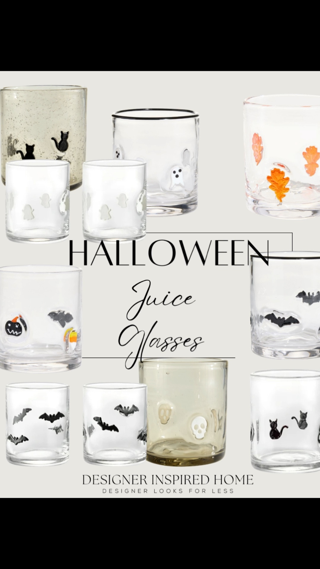 Halloween juice glasses!

#LTKStyleTip #LTKSeasonal #LTKHome