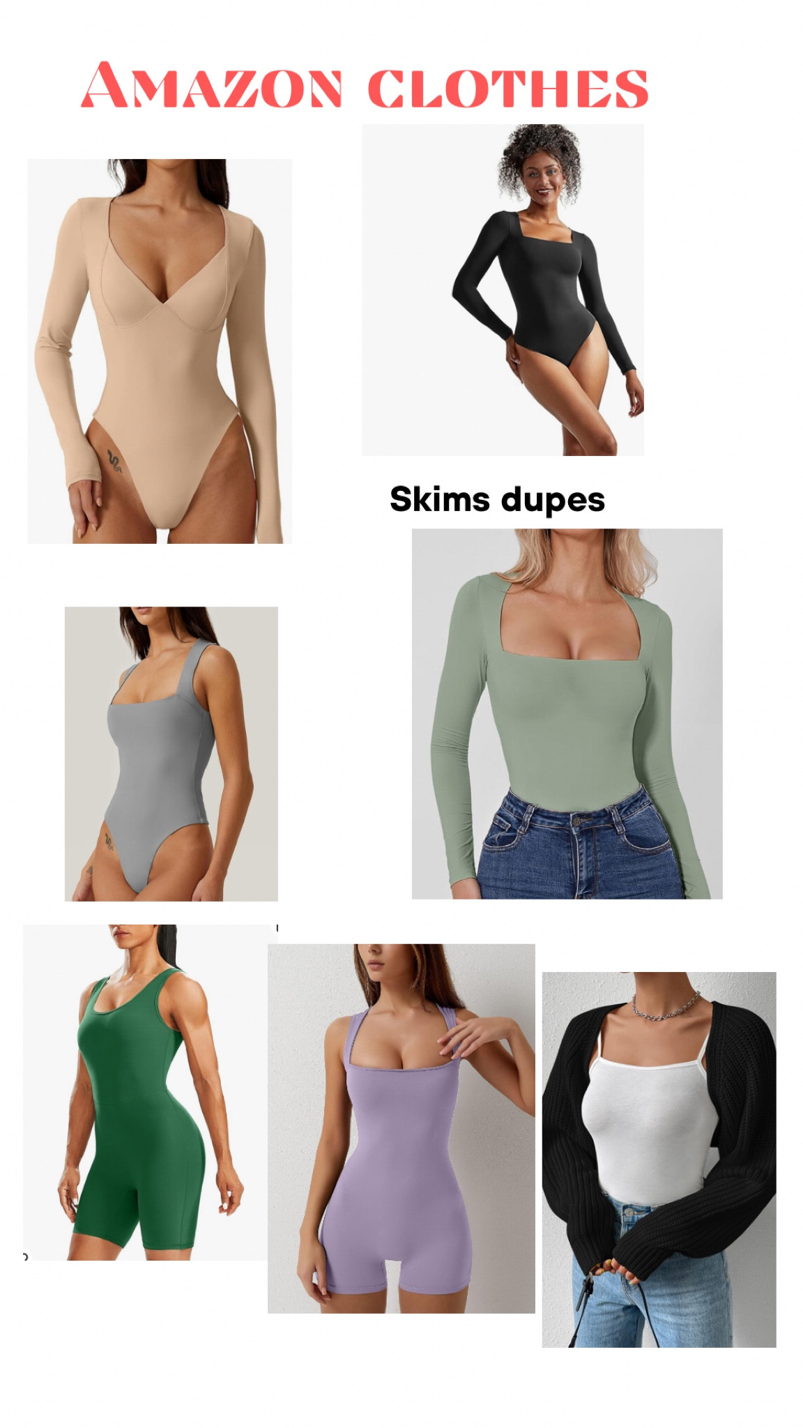 Perfect skims dupes #amazon #skims #body 
Body 
Amazon 
Skims 
Clothes 
Fall outfit 
Sports 

LTKFestiveSaleES #LTKswim #LTKGiftGuide